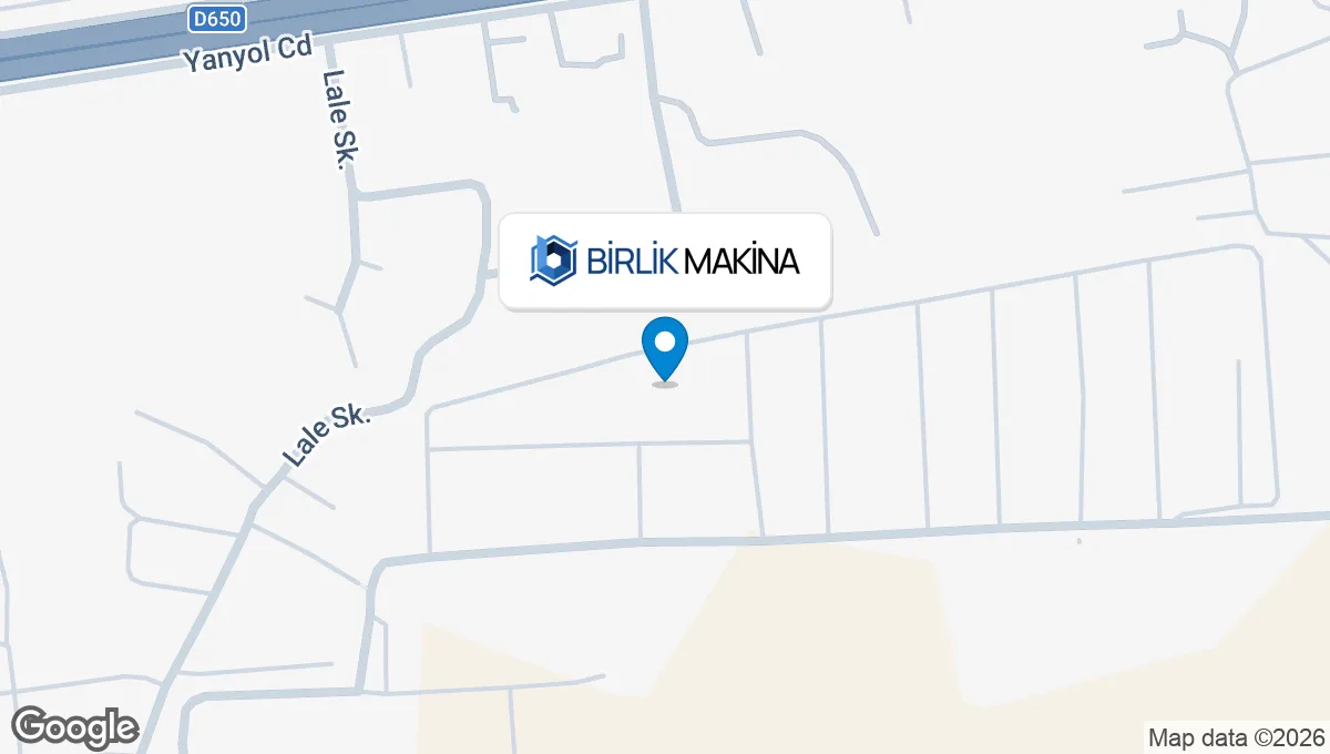 Birlik Makina konum haritası